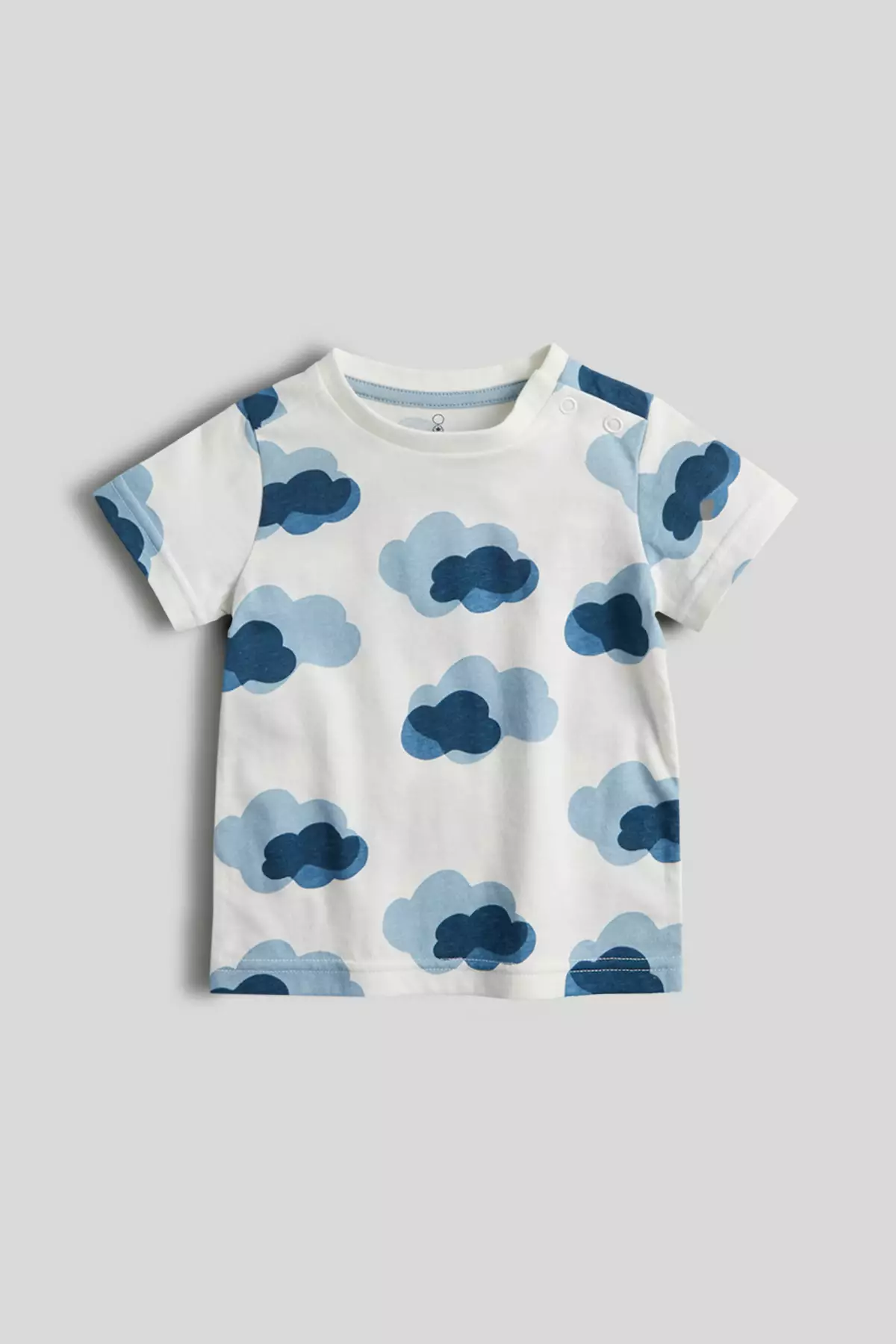 Mothercare Clouds T-Shirt - Kaos Bayi Laki-laki (Putih)