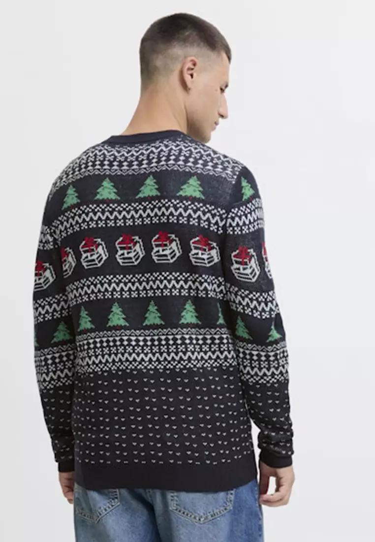 Christmas Knit Crew Neck Sweater