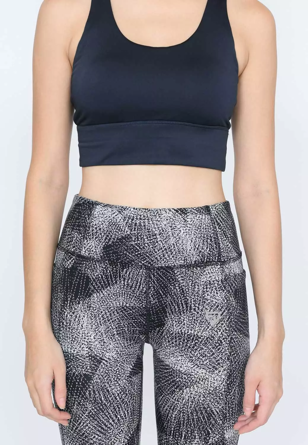 Fitwear - Amber Abstrak Sport Legging - BLACK SPARKS