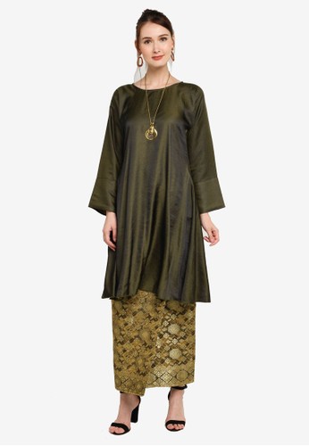 Jual Yans Creation Leyla Kurung Pahang Moden Songket Original Zalora Indonesia