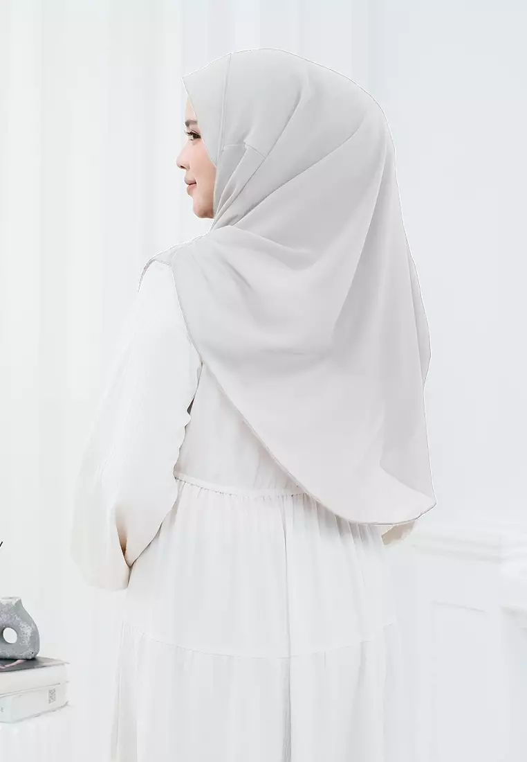 HIJAB INSTAN NASHWA - SILVER GREY