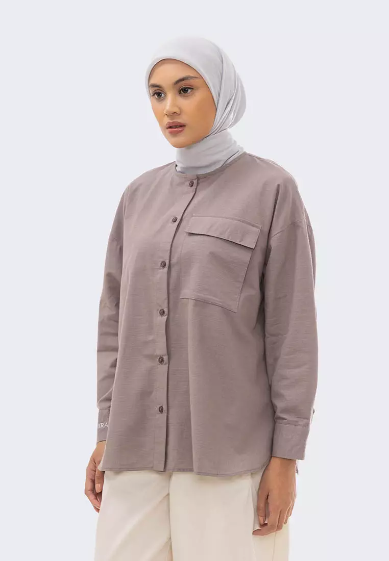 Ria Miranda Dark Grey Ariell Top