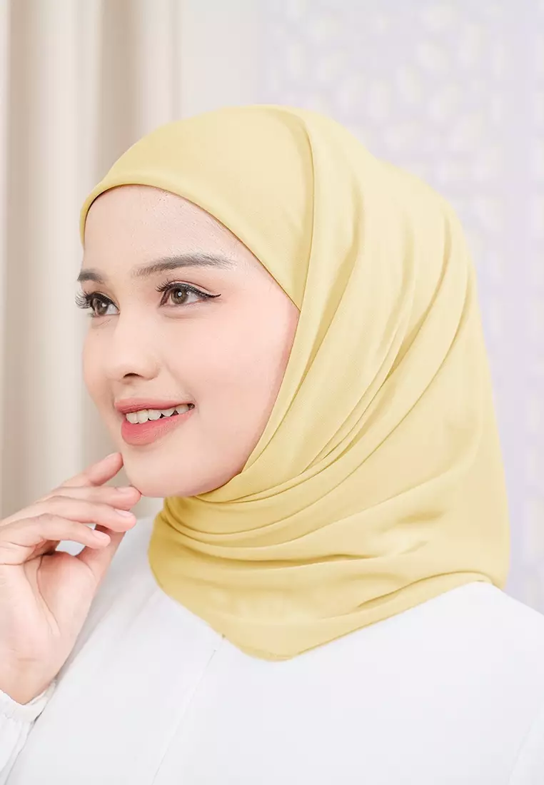 HIJAB INSTAN ALINE - LIGHT MUSTARD