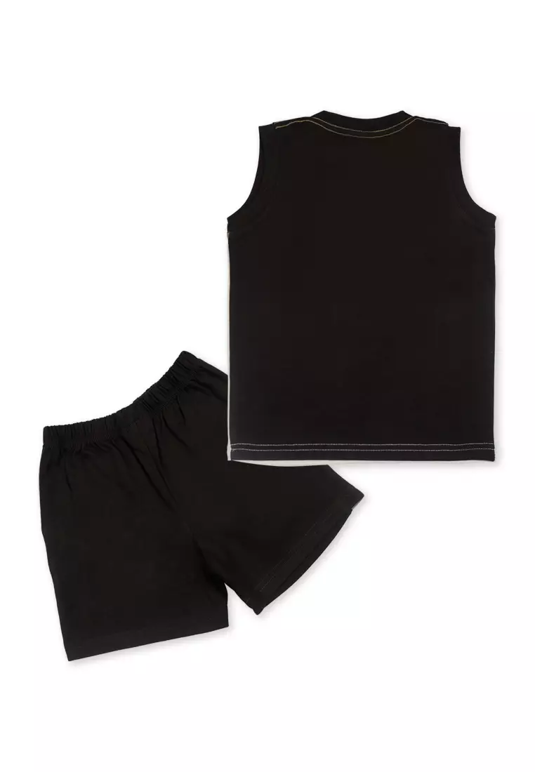 Boys Muscle Shirt Combi with Short Set
