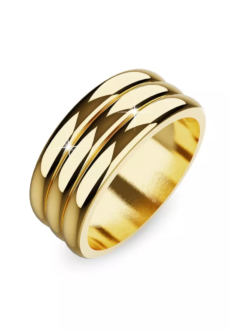 Gold hot sale layering rings