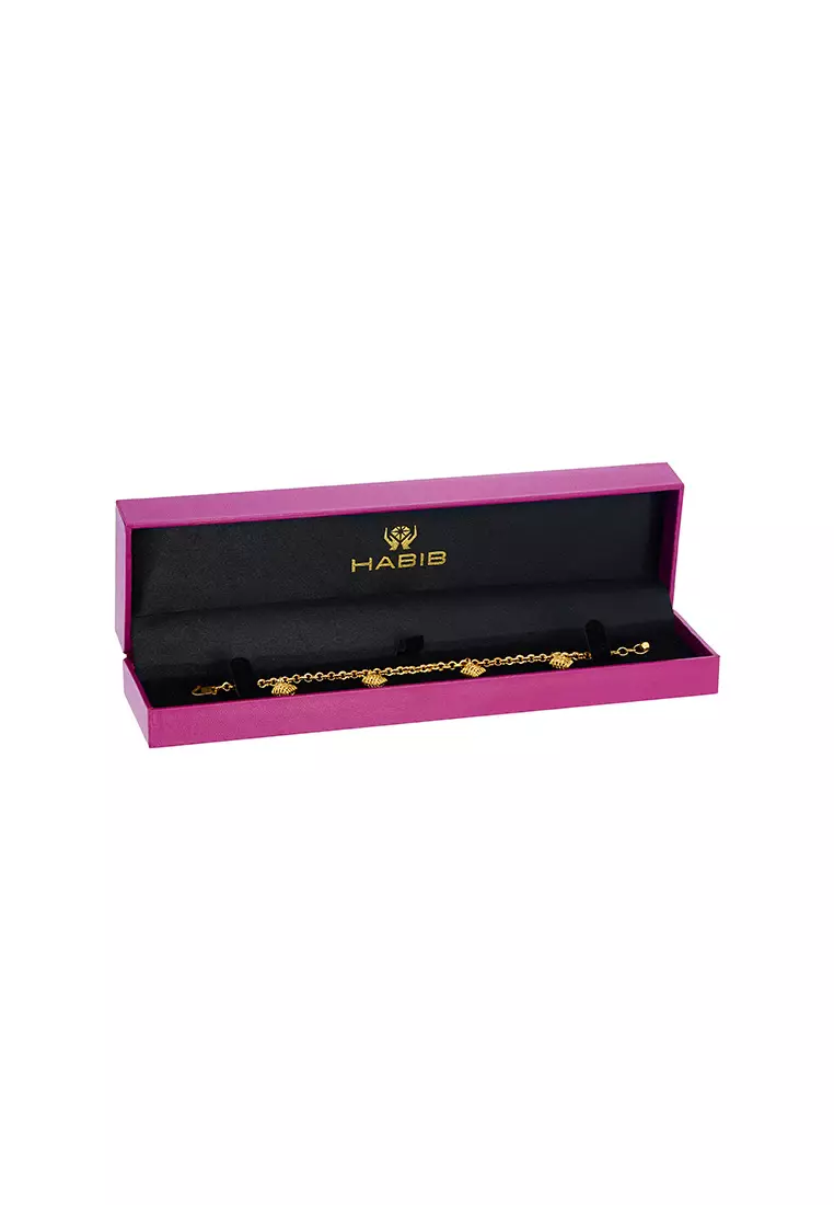 HABIB 916/22K Yellow Gold Bracelet (for baby) TWSK-011224