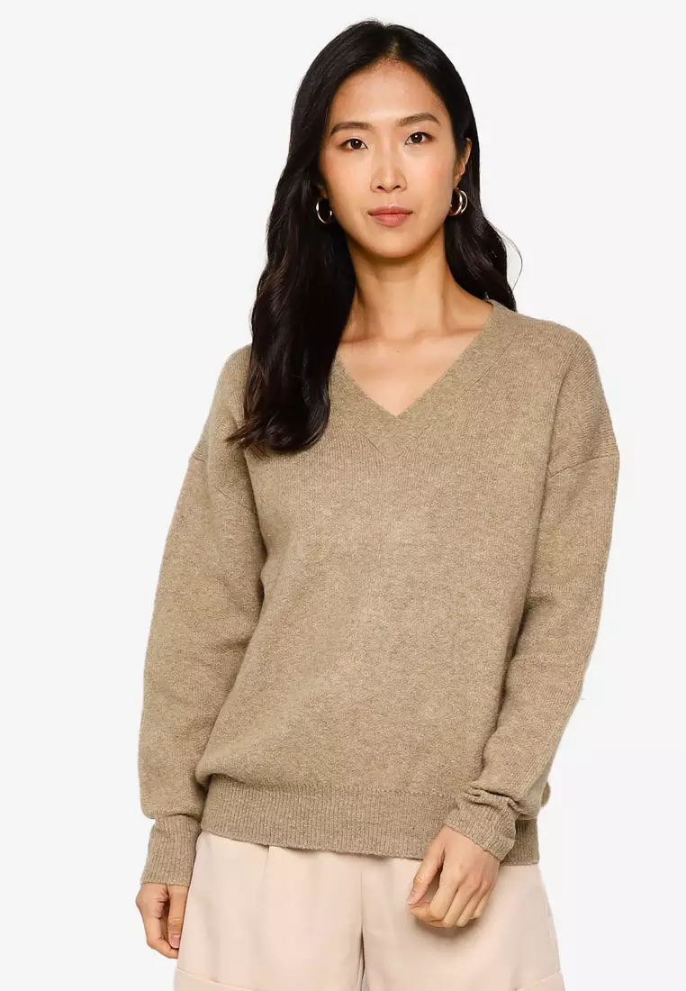 Pullover v sales neck sweater