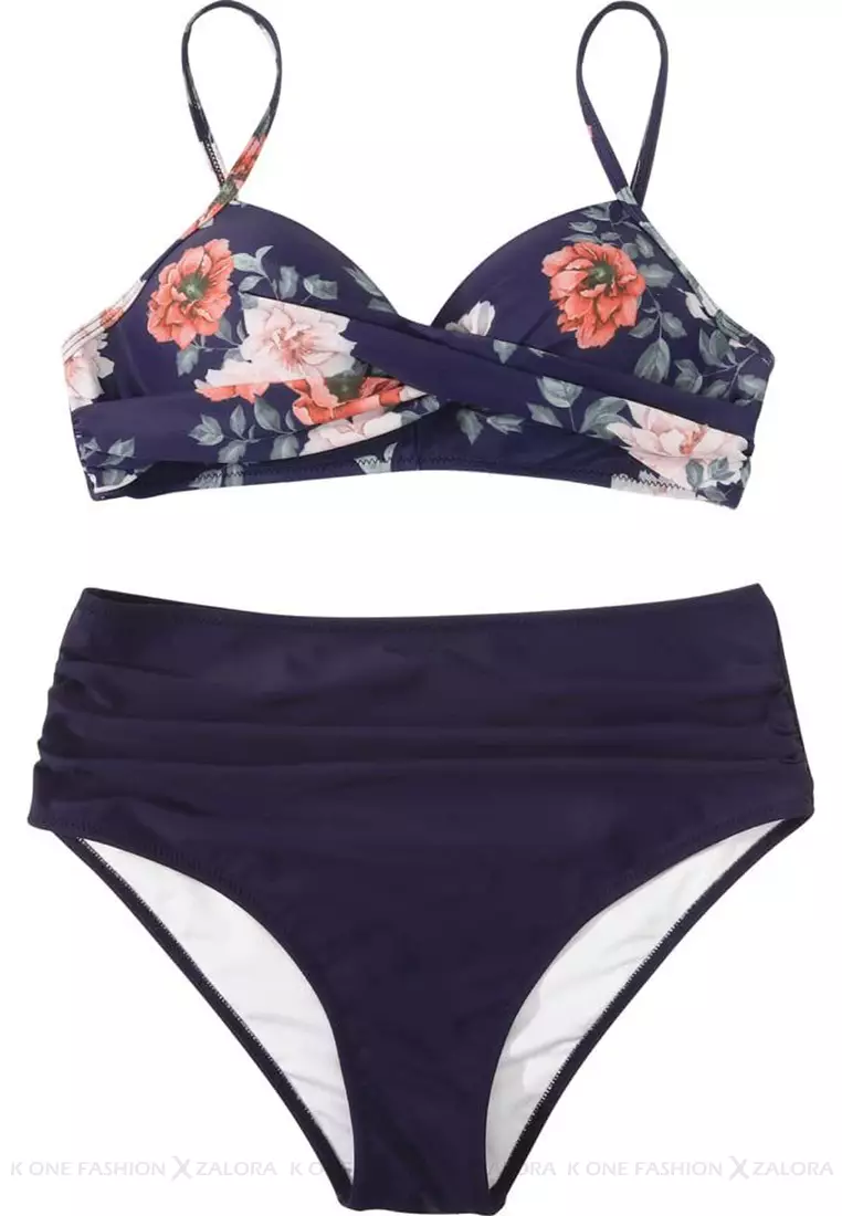 (2pcs)Sexy Suspender Bikini Swimsuit
