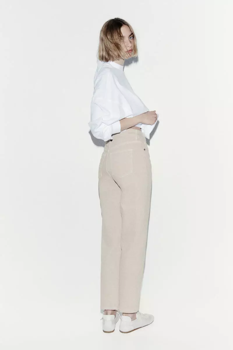 Mom Slim Fit High Waist Ankle Jeans