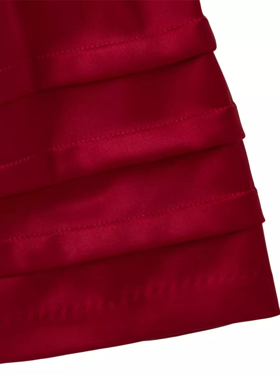 Girls Bow Fit And Flare Dress All Dressed Up - Baju Bayi Perempuan (Merah)