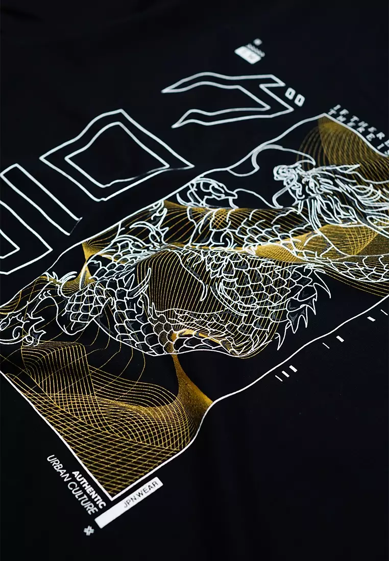 Ryusei Kaos Pria Yamataka Black