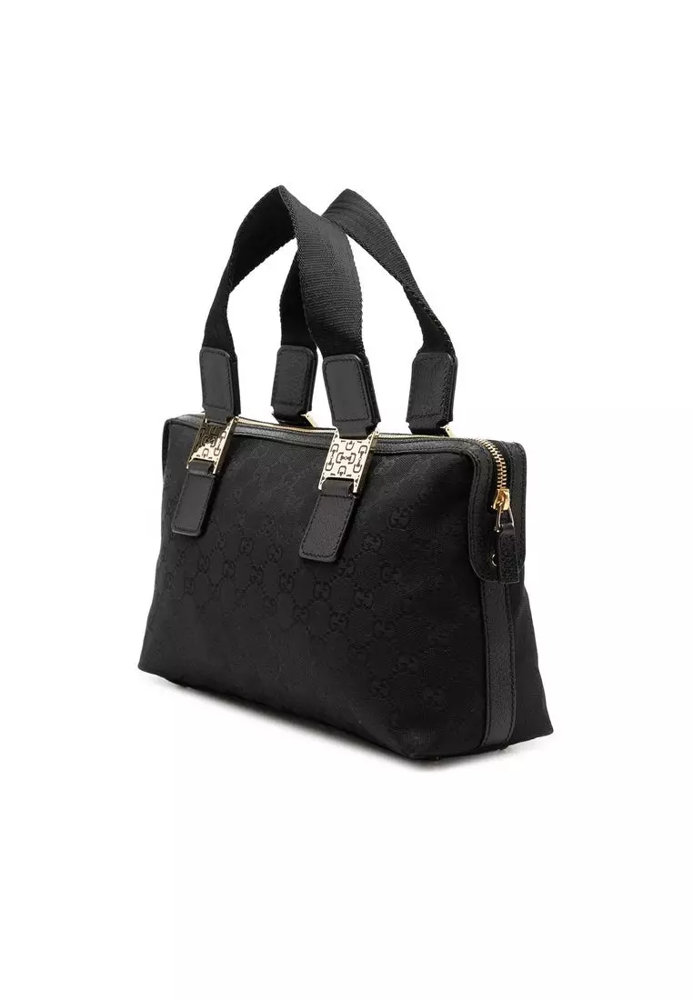Pre-Loved Gucci Gg Canvas Pop Handbag