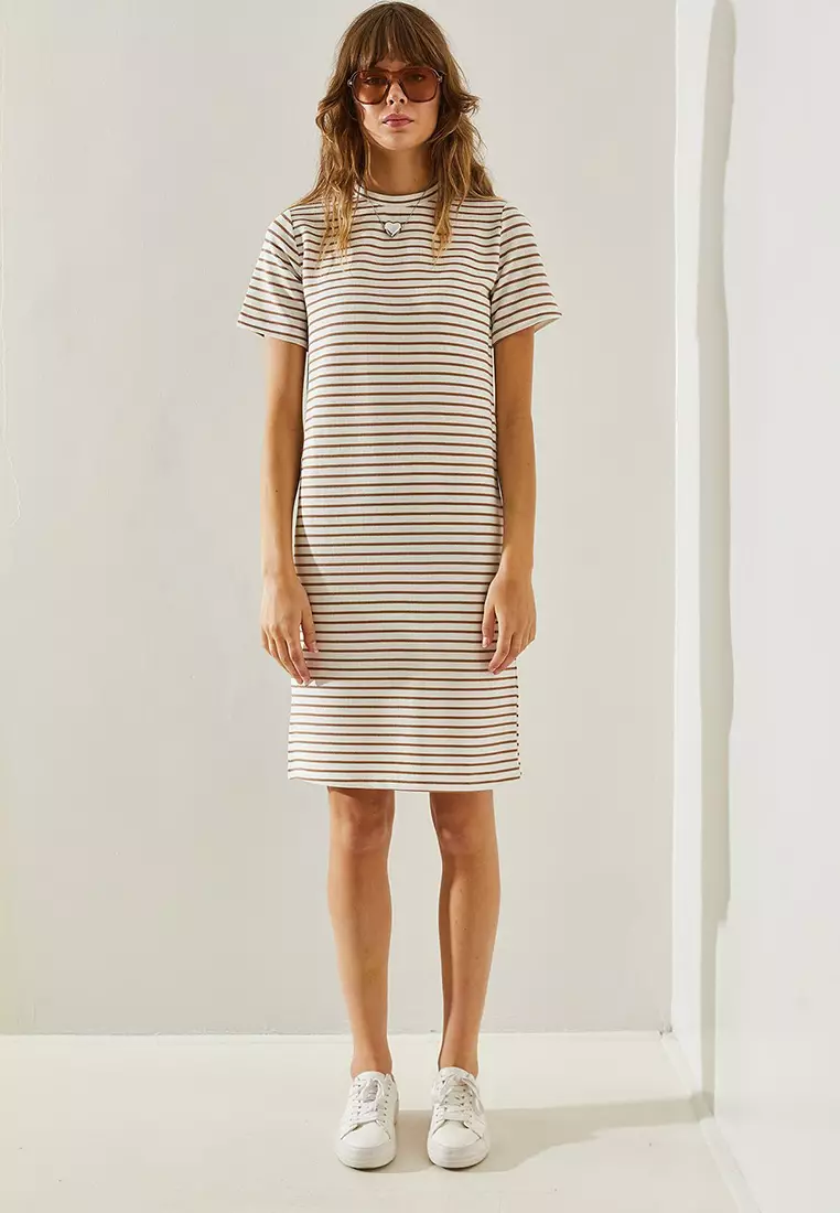 Women's Striped Seersucker Dress 60251344