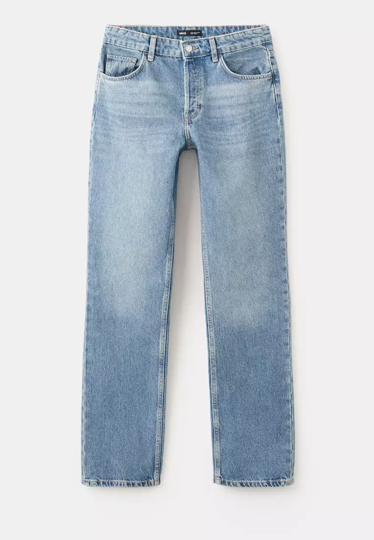 Straight Low-Waist Jeans