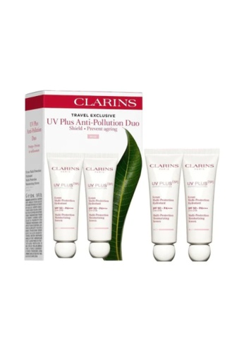 CLARINS Clarins UV Plus [5P] Anti Pollution SPF 50 - Rose 50ml x 2 472BDBE0AE9C80GS_1