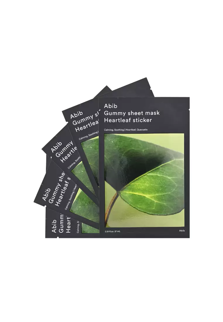 Abib Gummy Sheet Mask - Heartleaf Sticker 5pcs