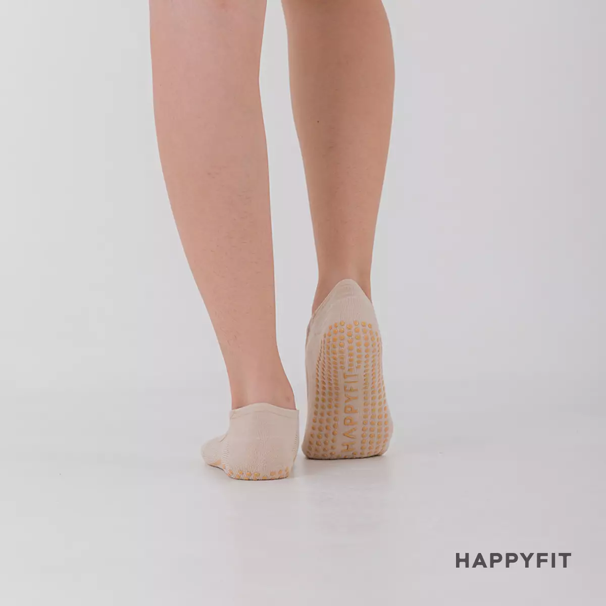 HAPPYFIT GRIP SOCKS BALLET - BEIGE