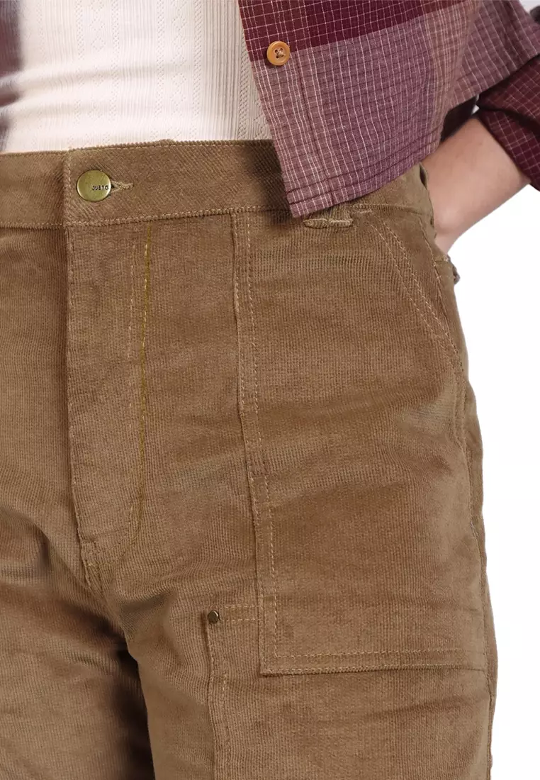 Low Waist Corduroy Utility Pants