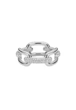 Crystal Link Ring Gold | DW