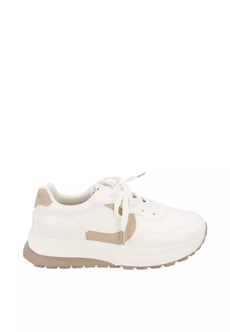 Beige The Pacer Sneakers
