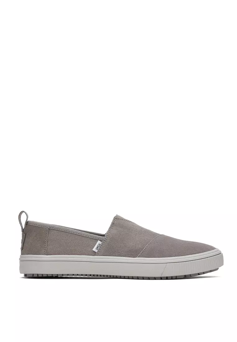 Discount on Toms  shoes - SKU: Sneakers Alpargata Terrain Men - Water Resistant Cement Suede Canvas