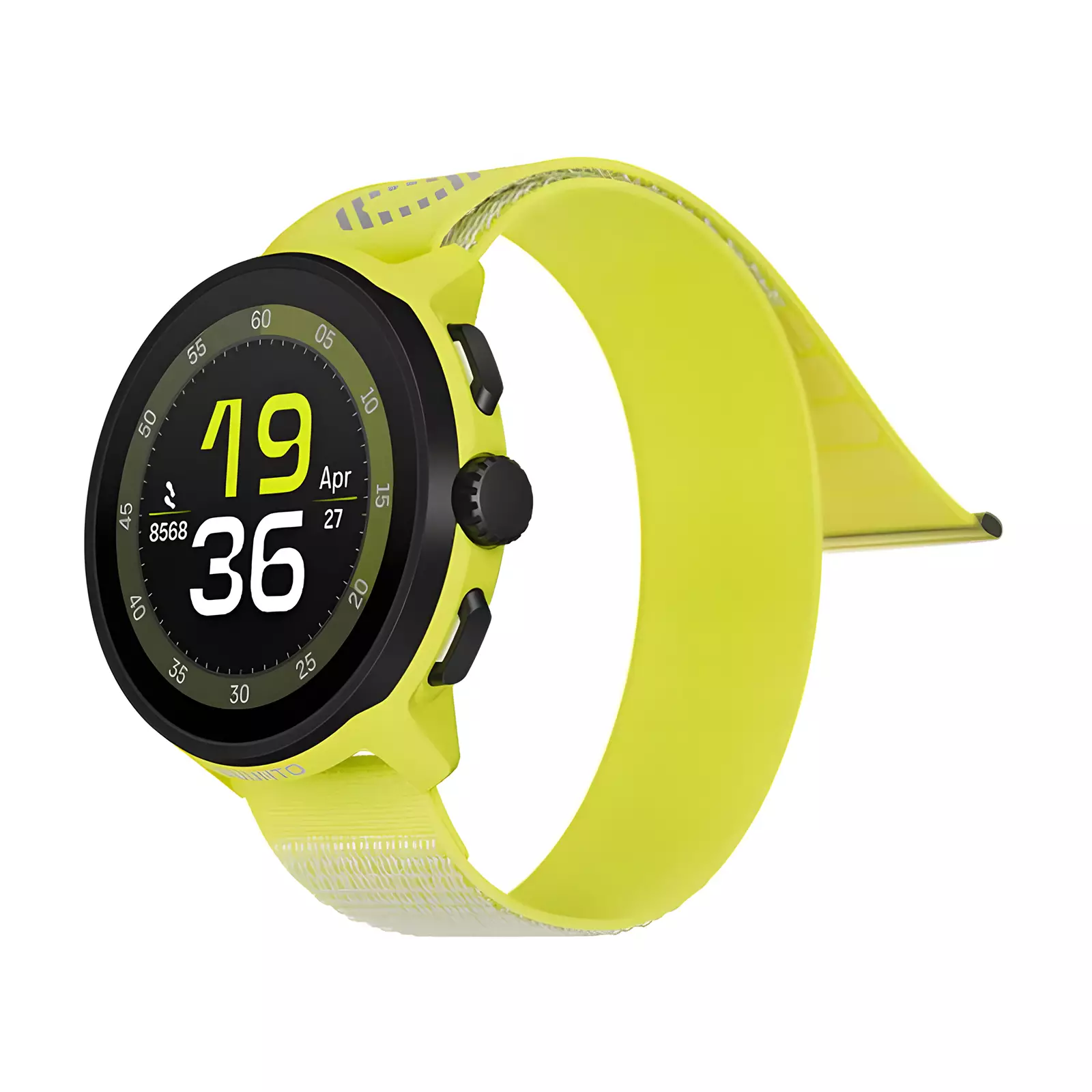 SUUNTO Run Lime - Jam Tangan Smartwatch Unisex - Run your story - Lime Nylon textile Strap - SS051111000 