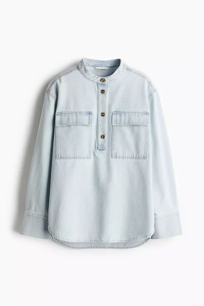 H&M Loose-fit denim shirt