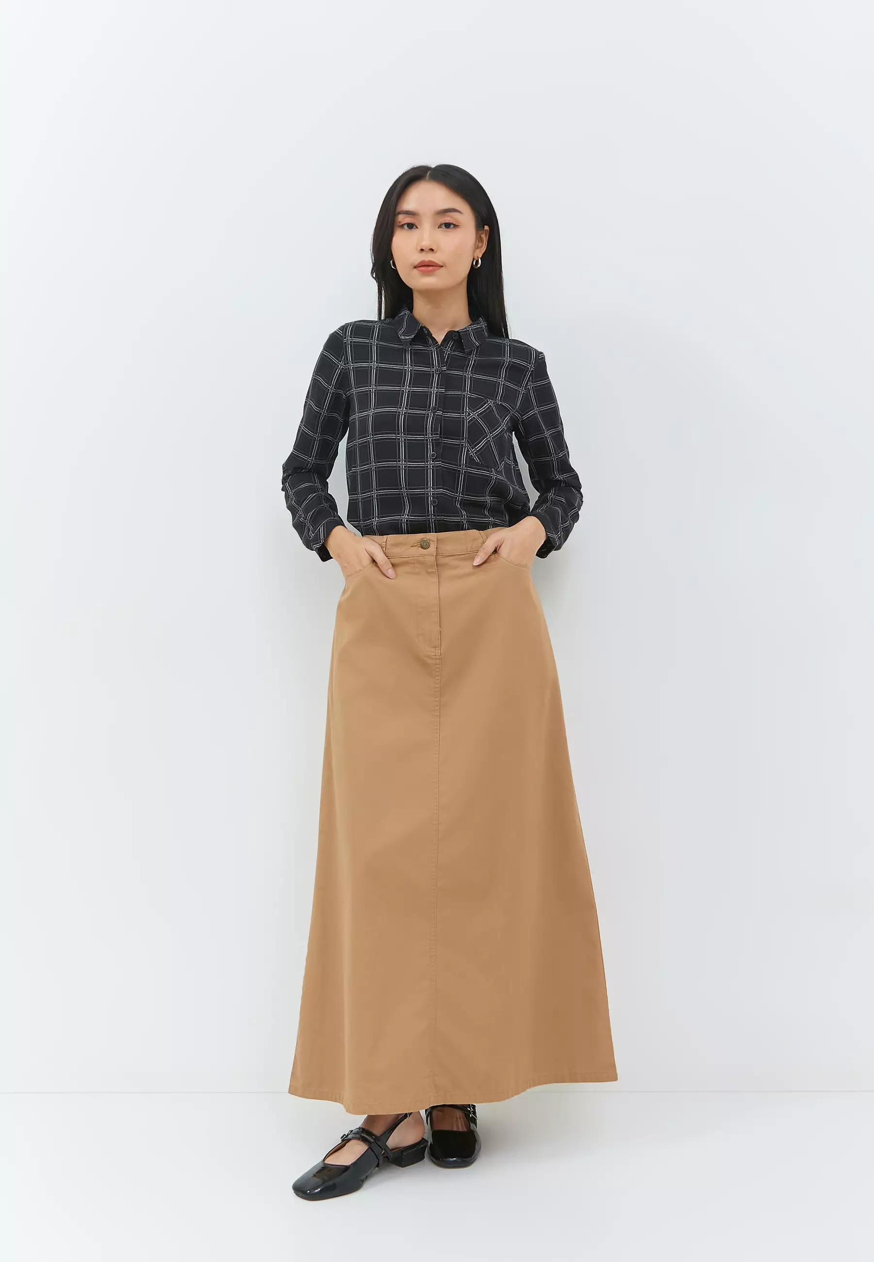 Alondra Light Brown Skirt (G.21124)