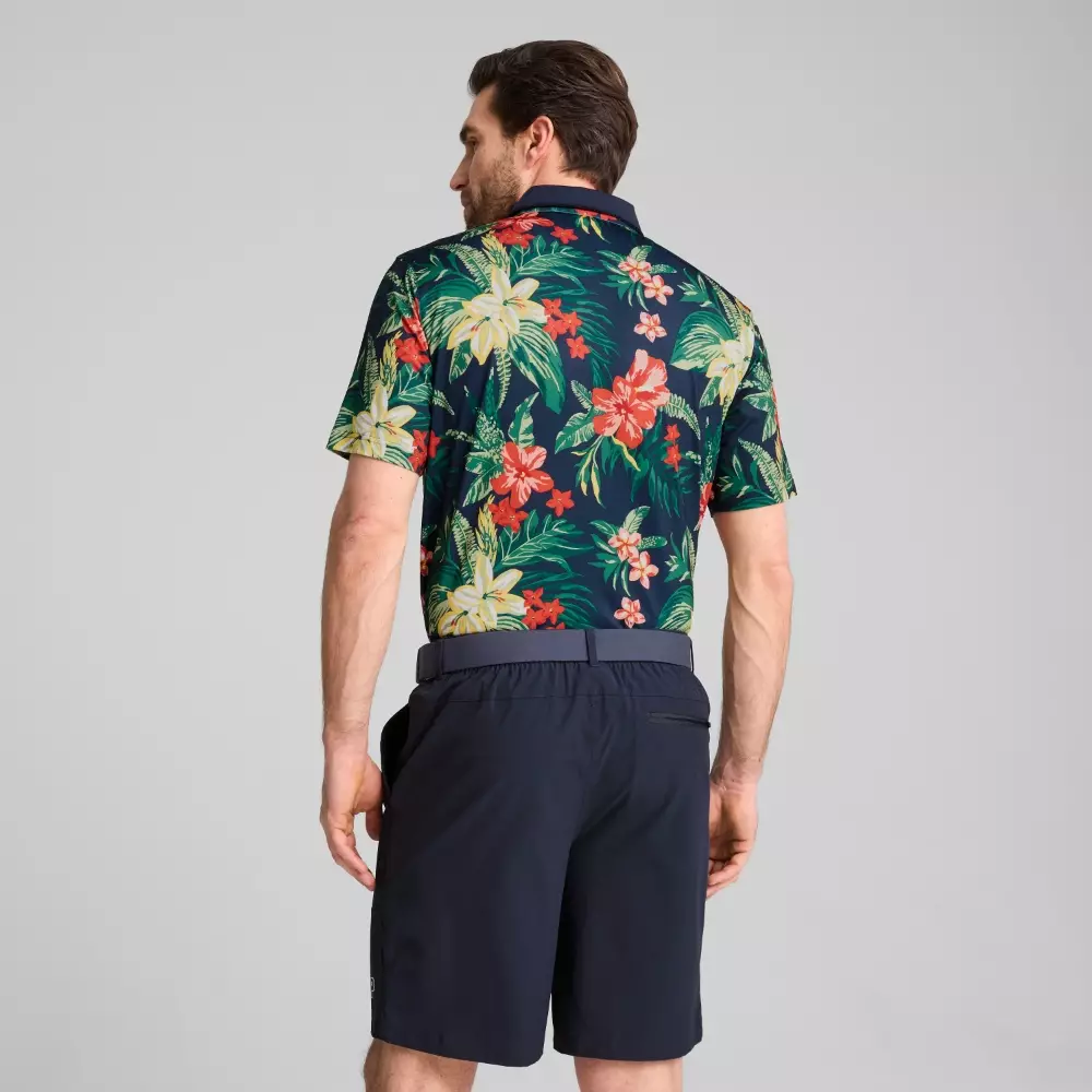 PUMA Men's PUMA x PALM TREE CREW Floral Polo Shirt