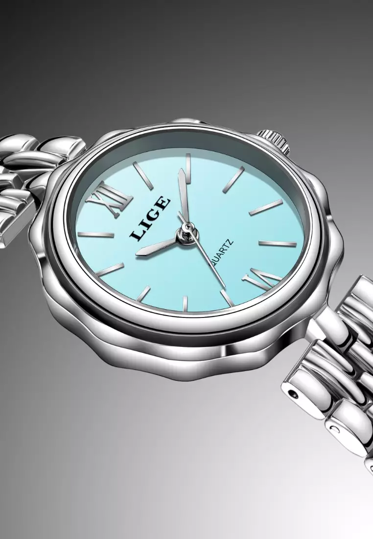 Ladies Stainless Steel Quartz Watch, Stainless Steel Bracelet