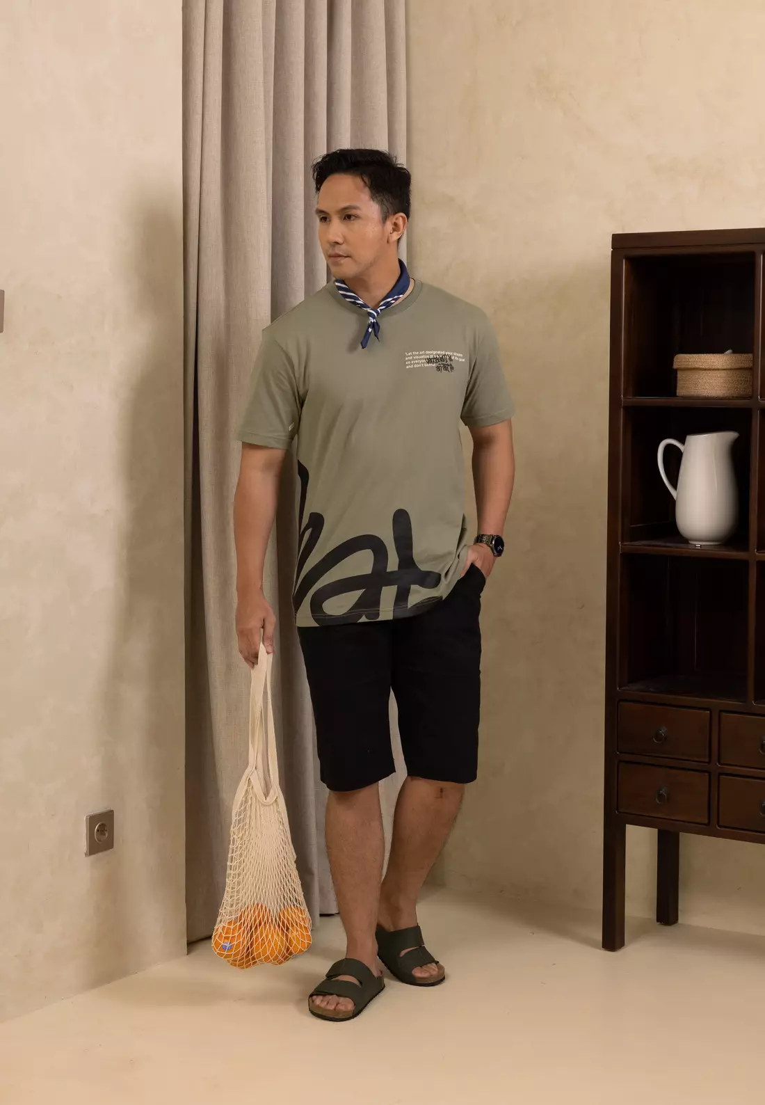 NX T-Shirt Cotton Combed Tebal Pria 207370401