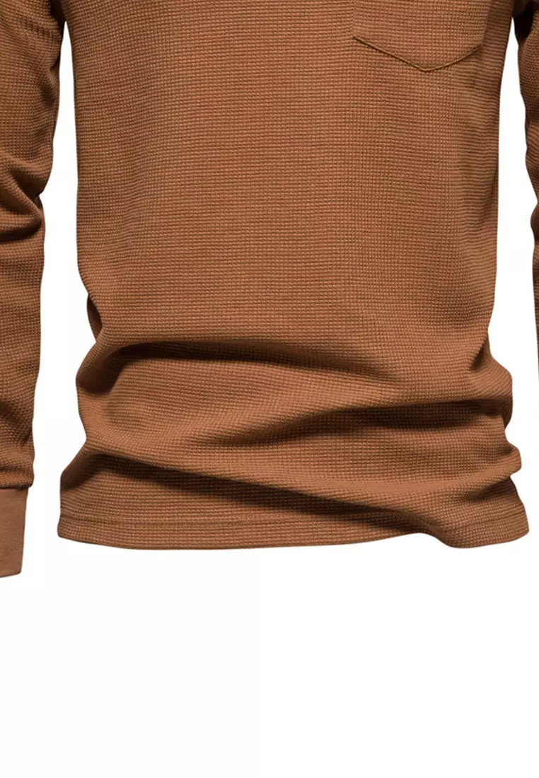Waffle Long Sleeve T-shirt‌ AX-TS1078