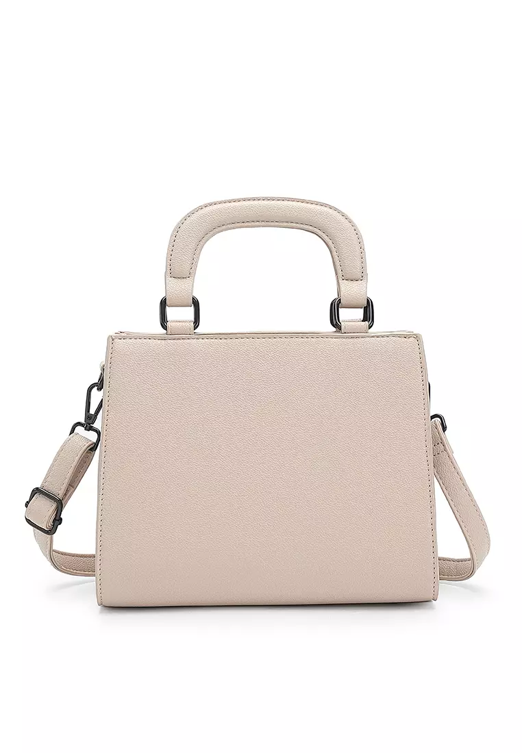 Women's Top Handle Bag / Sling Bag / Crossbody Bag (手拿袋 / 斜孭袋) - 米黃色