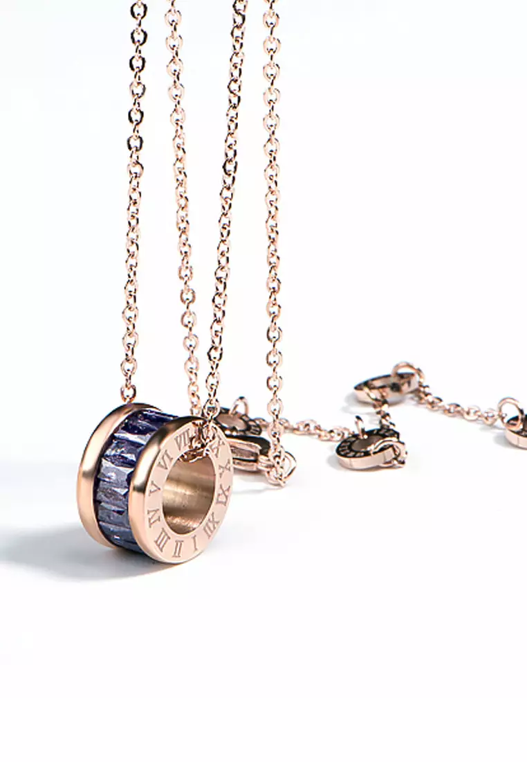 Oceane Purple Cryolite Necklace