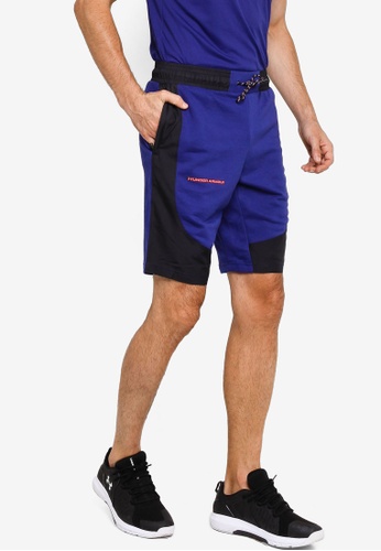 Under Armour blue UA Rival Terry AMP Shorts 188A2AA394CA79GS_1