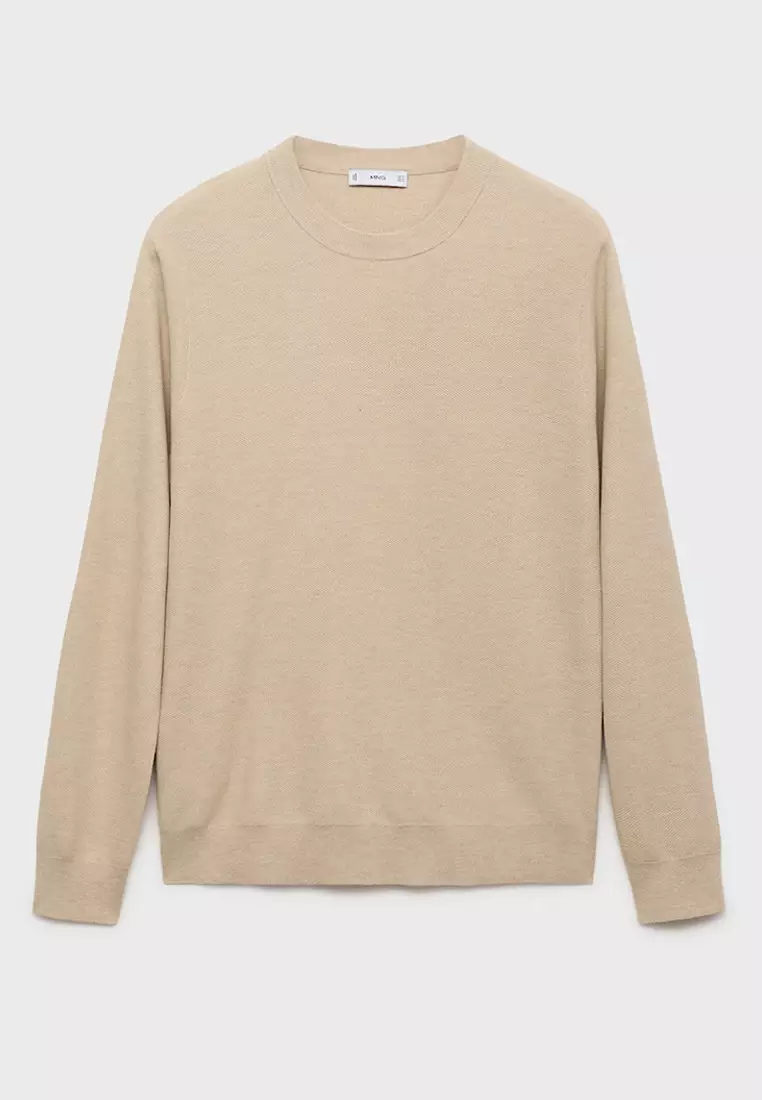 Microstructured Knitted Sweater