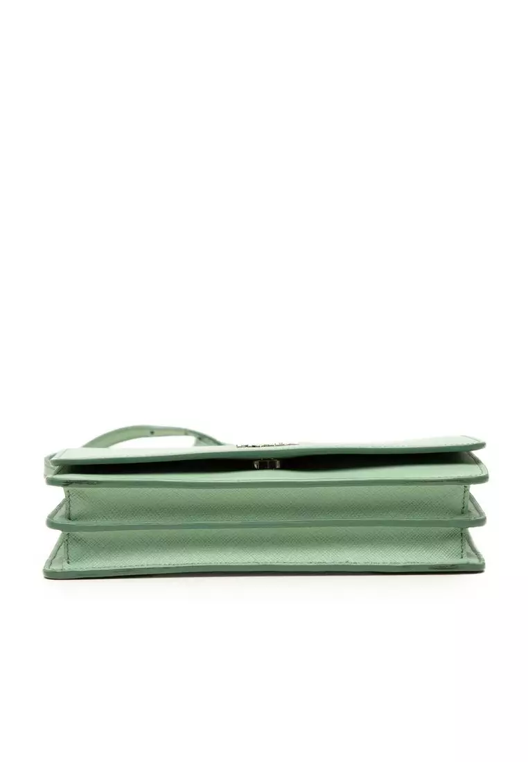 Pre-Loved Prada Saffiano Wallet On Strap