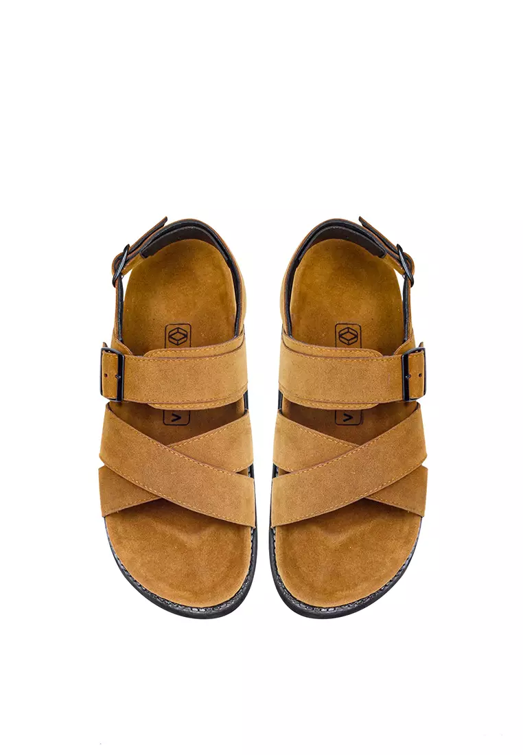 Lvnatica Asoka Brown Slide Sandals
