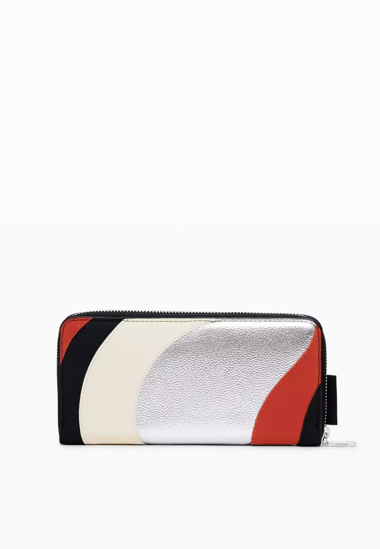 Portefeuille Desigual Blanc Ivoire - Taille M Femme - 100% Polyuréthane - Neuf Avec étiquettes