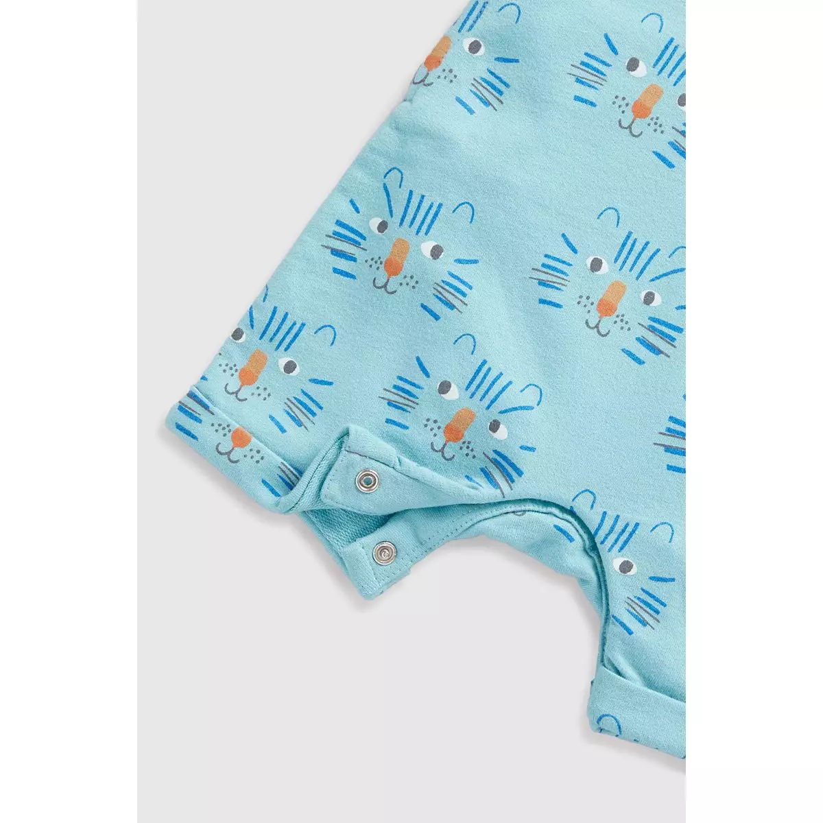 Mothercare Tiger Bibshorts and Bodysuit Set - Set Baju Bayi Laki (Biru)