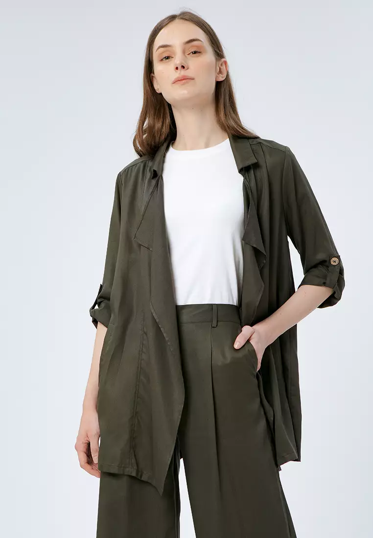 Karina Cardigan Military Olive