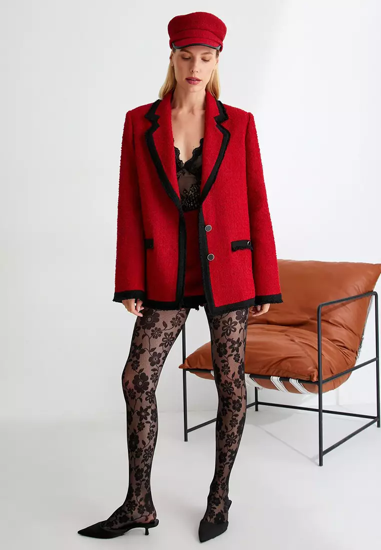 Tweed Blazer Jacket