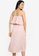 ZALORA BASICS pink Popover Midi Dress 5C9DCAA1357B2FGS_2