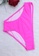 Twenty Eight Shoes pink VANSA Colourblock Bikini Swimsuit VCW-Sw890 334E3US913FB51GS_3