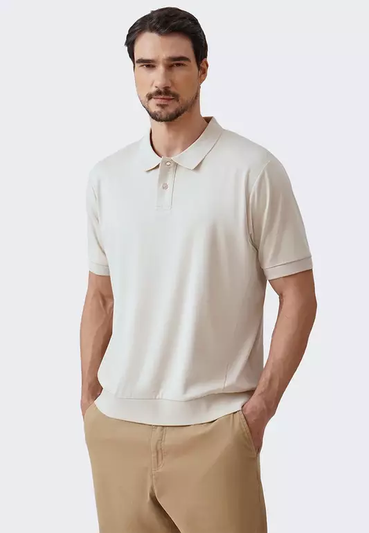 Men's Polo with Seam Details