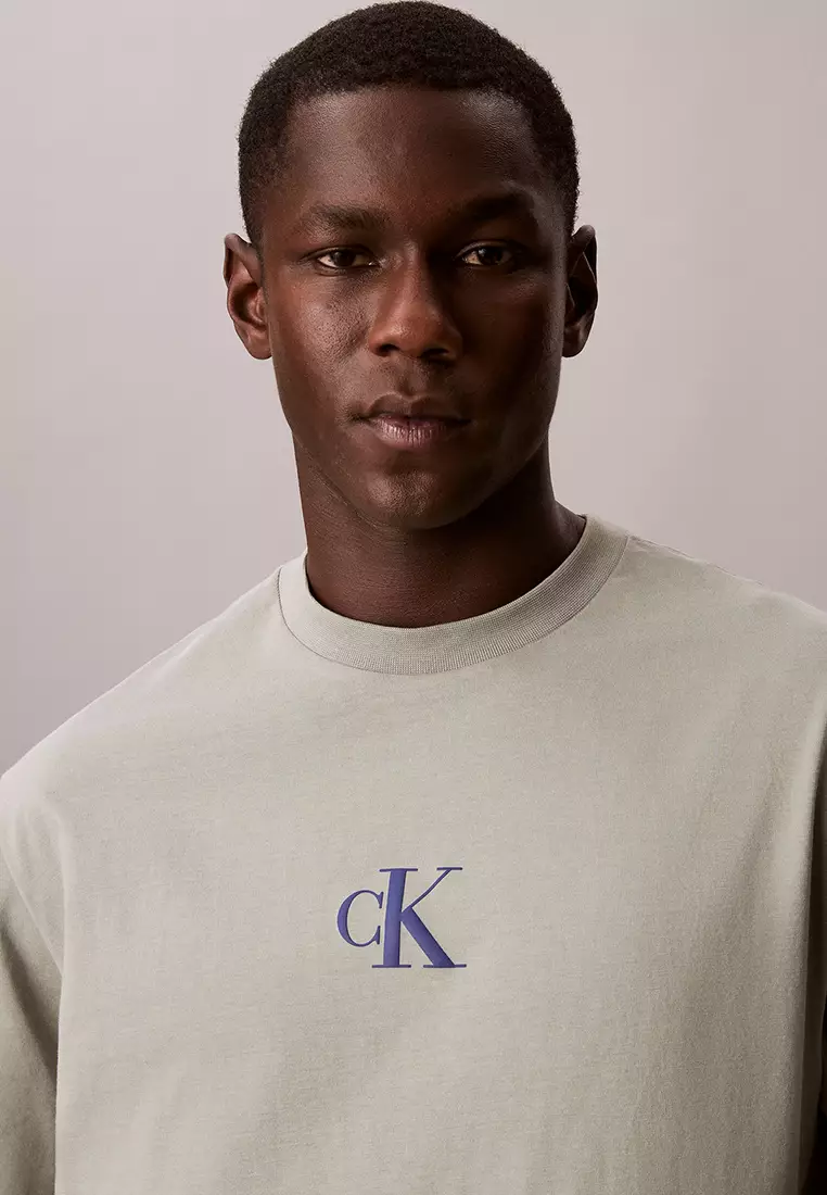 Overlay Logo Graphic Relaxed Tee - Calvin Klein Jeans