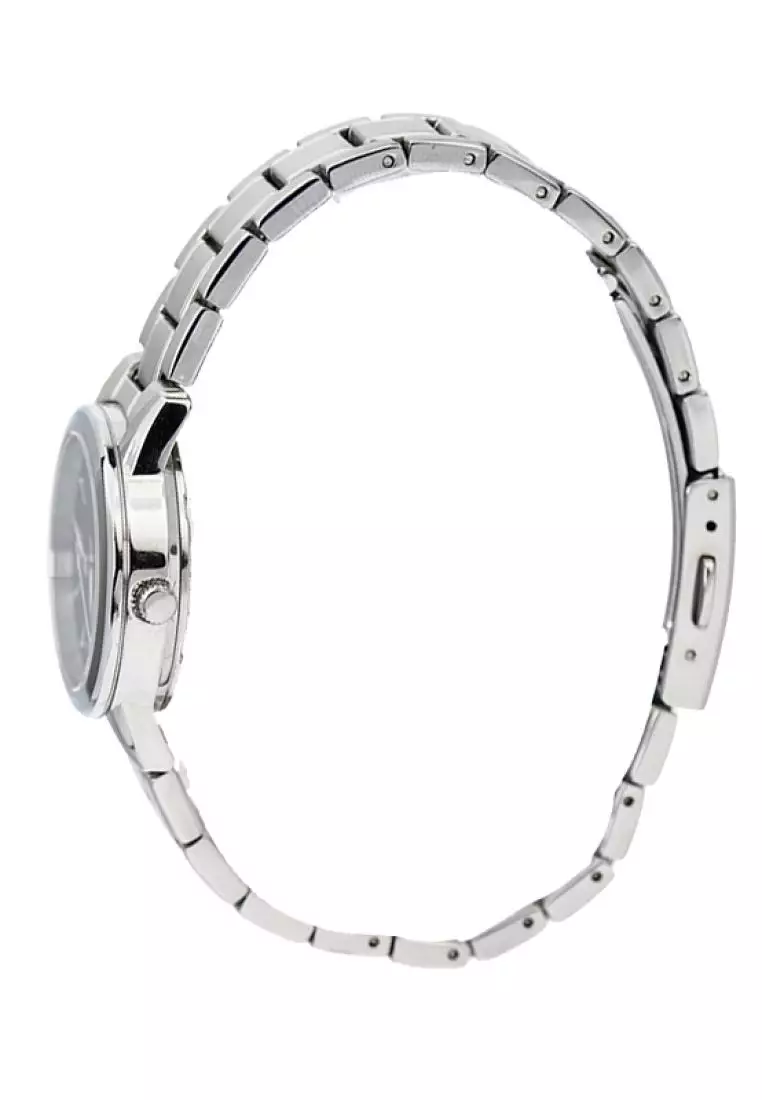 Jam Tangan Wanita Alba Original Garansi Resmi AH7A07 AH7A07X1 Strap Stainless Steel Silver Angka Romawi