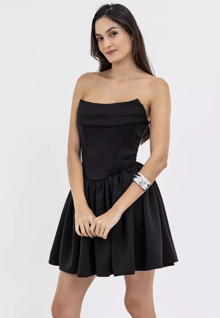 Kayla Strapless Corset Mini Dress