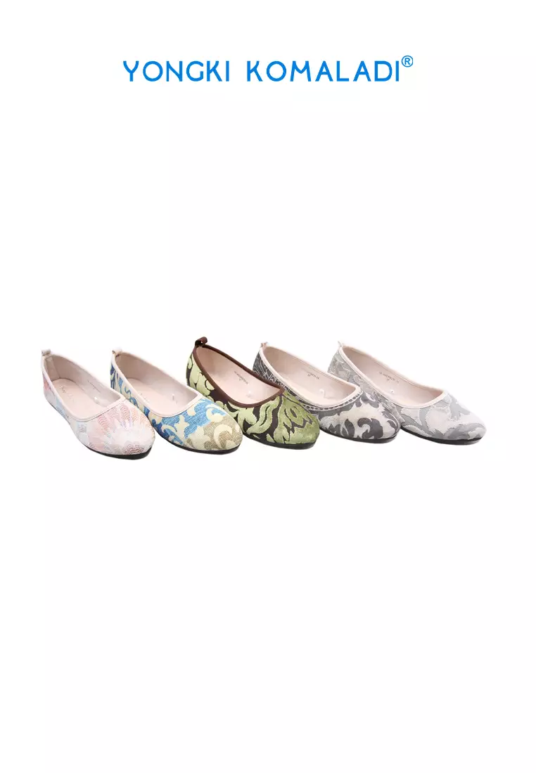 [ ORIGINAL ] YONGKI KOMALADI FLATSHOES OL-ASDR8235-24 HIJAU