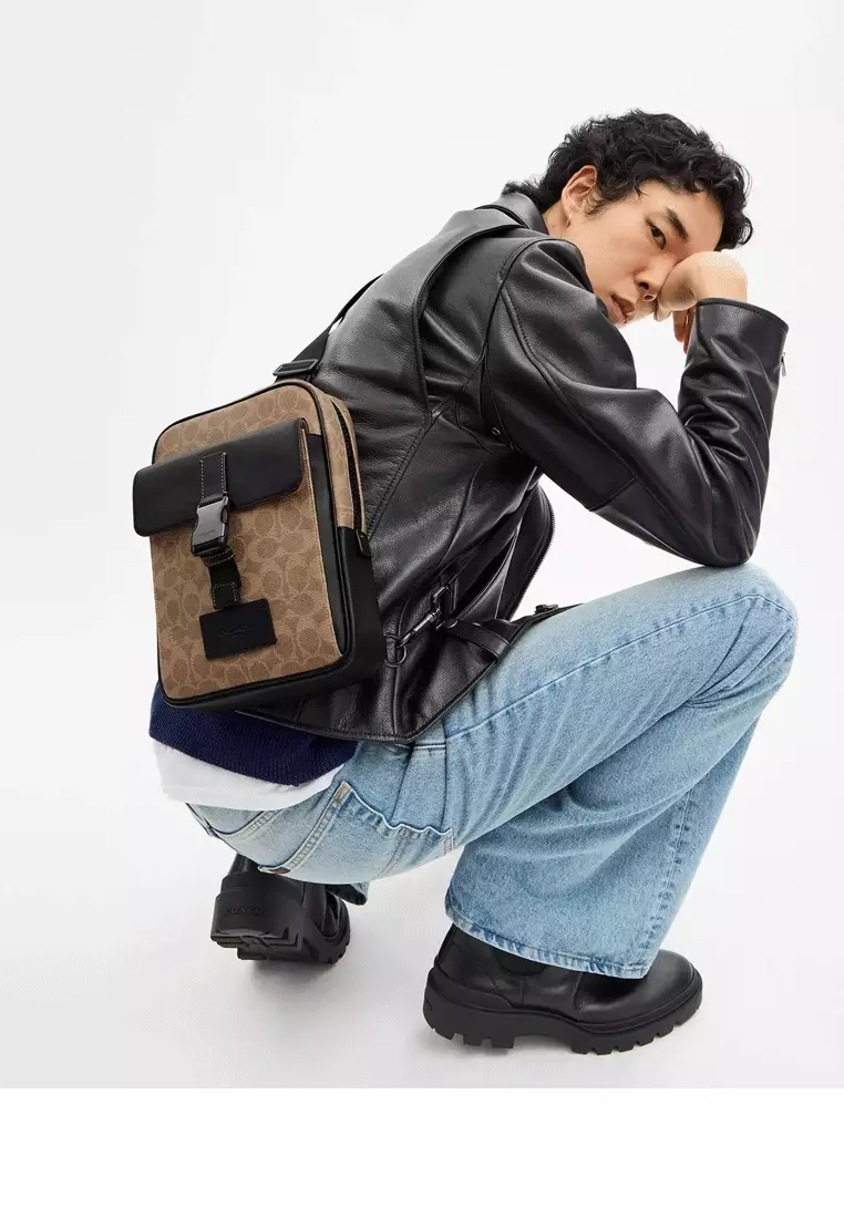 Track Pack In Signature Canvas